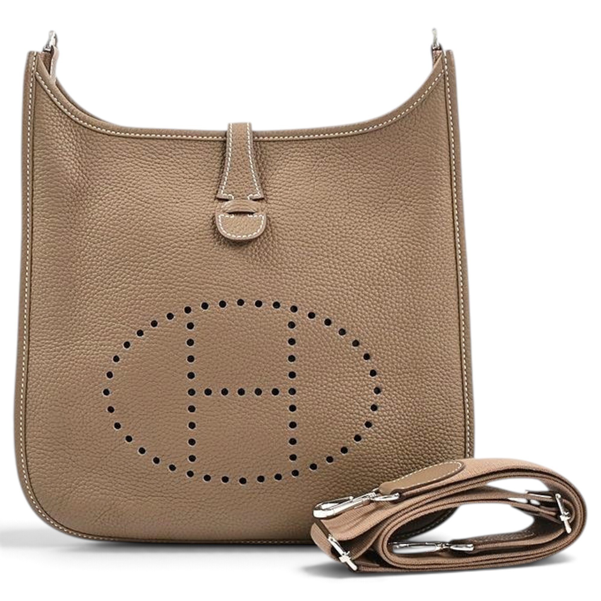 Evelyne leather handbag