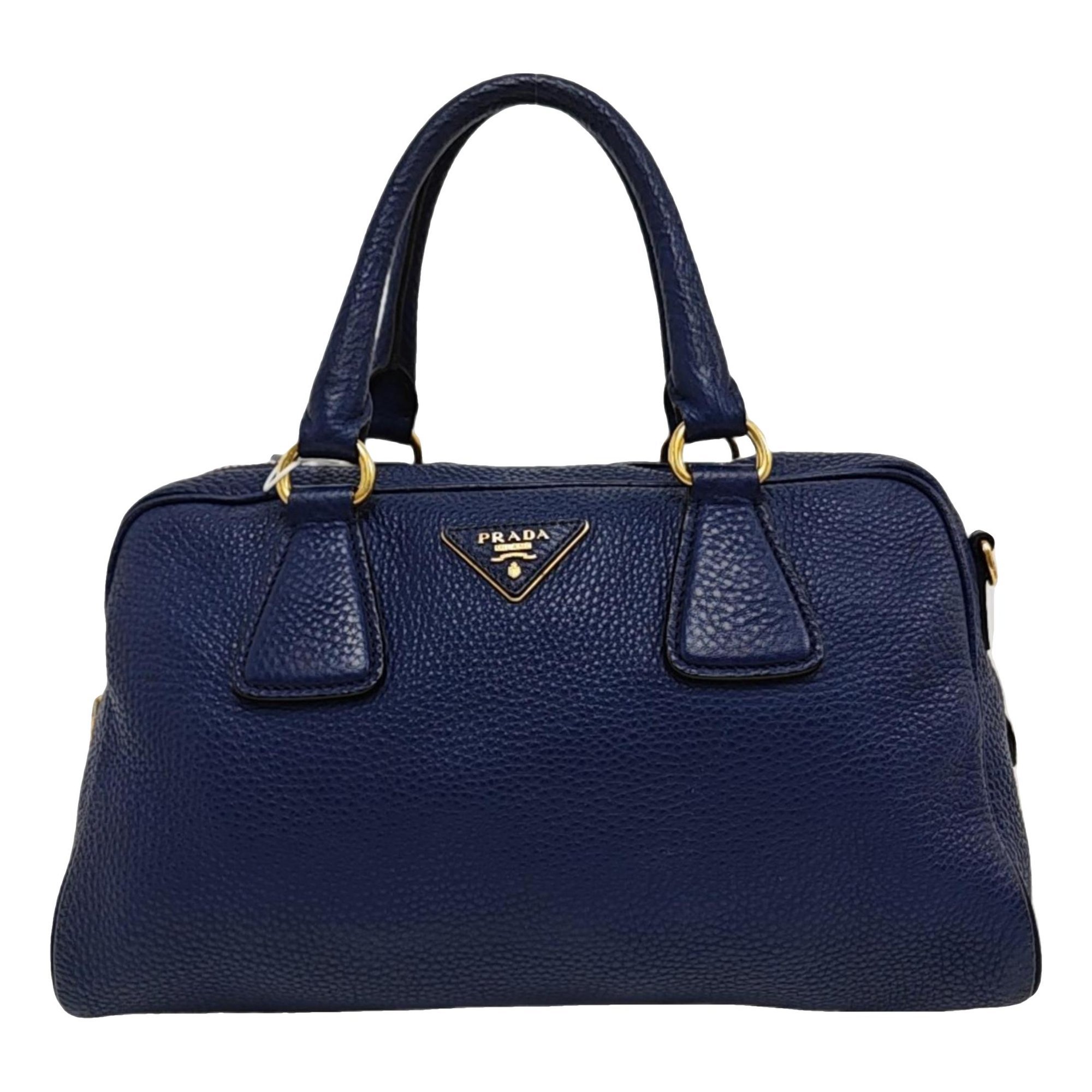 Bowling leather handbag