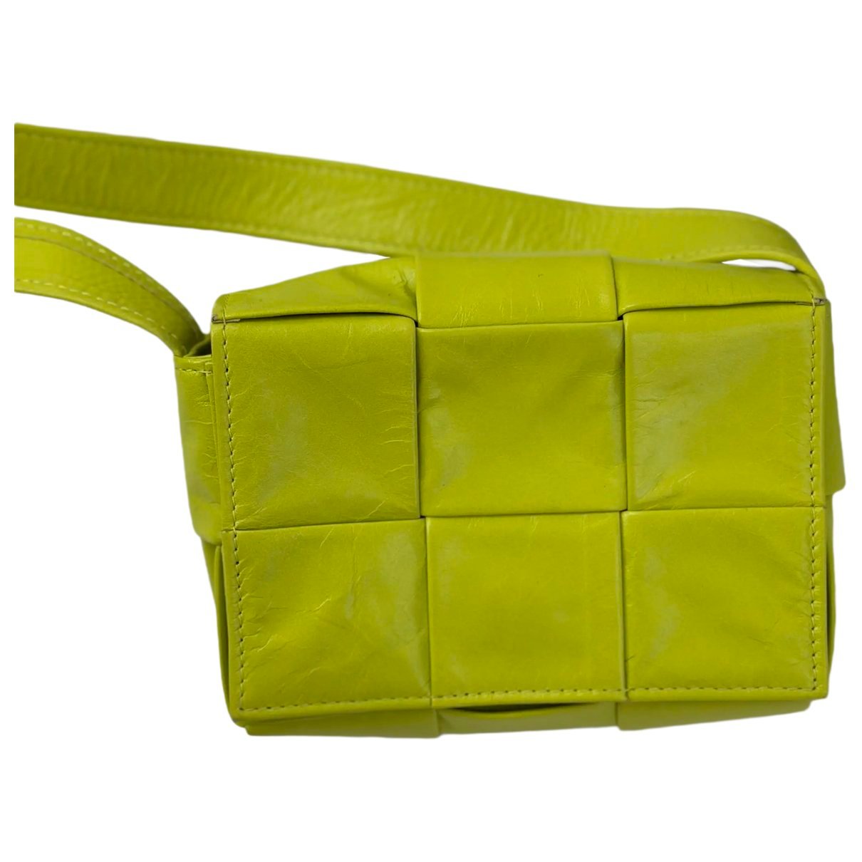 Cassette leather crossbody bag