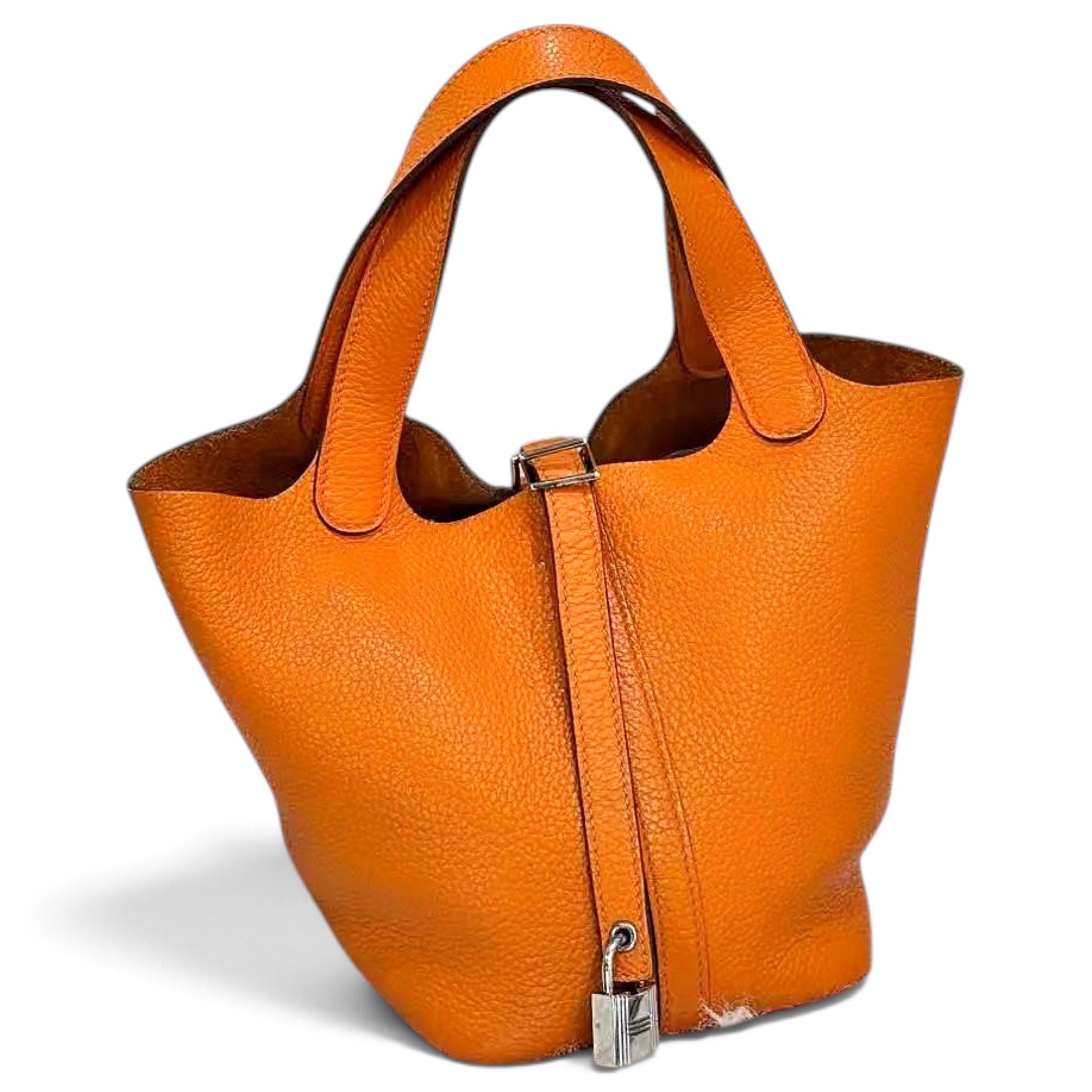 Picotin leather handbag