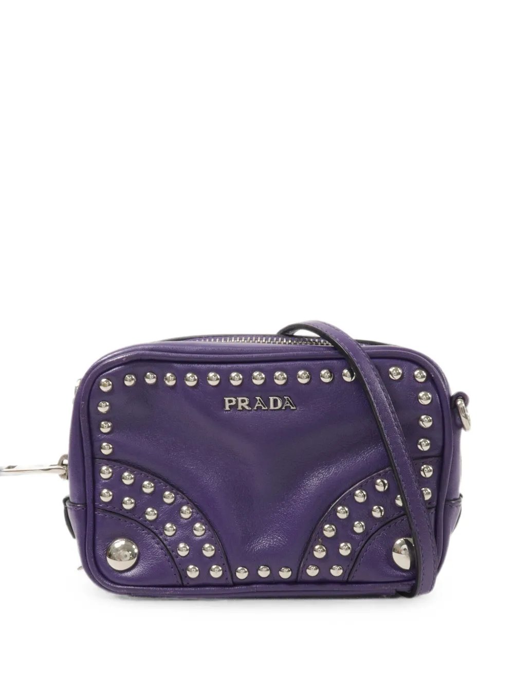 studded leather shoulder bag