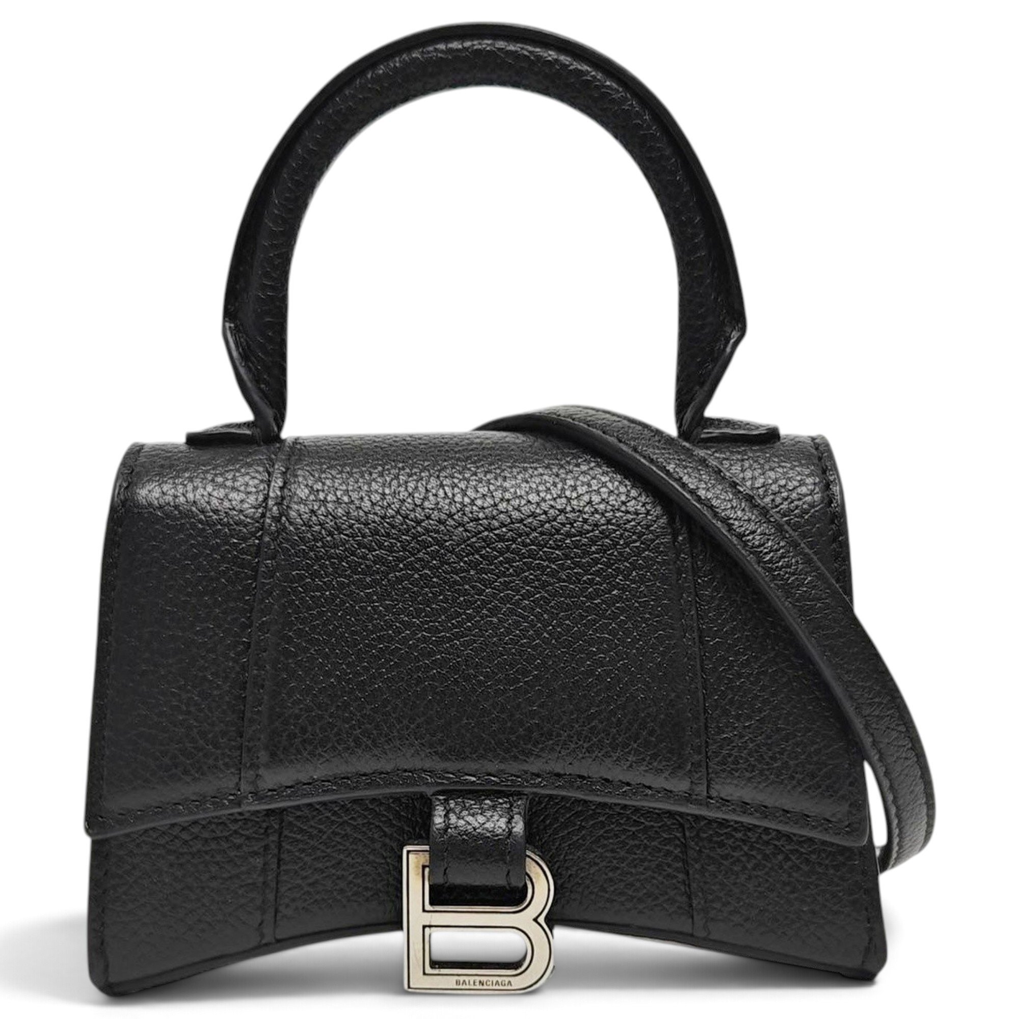 Balenciaga Hourglass leather handbag
