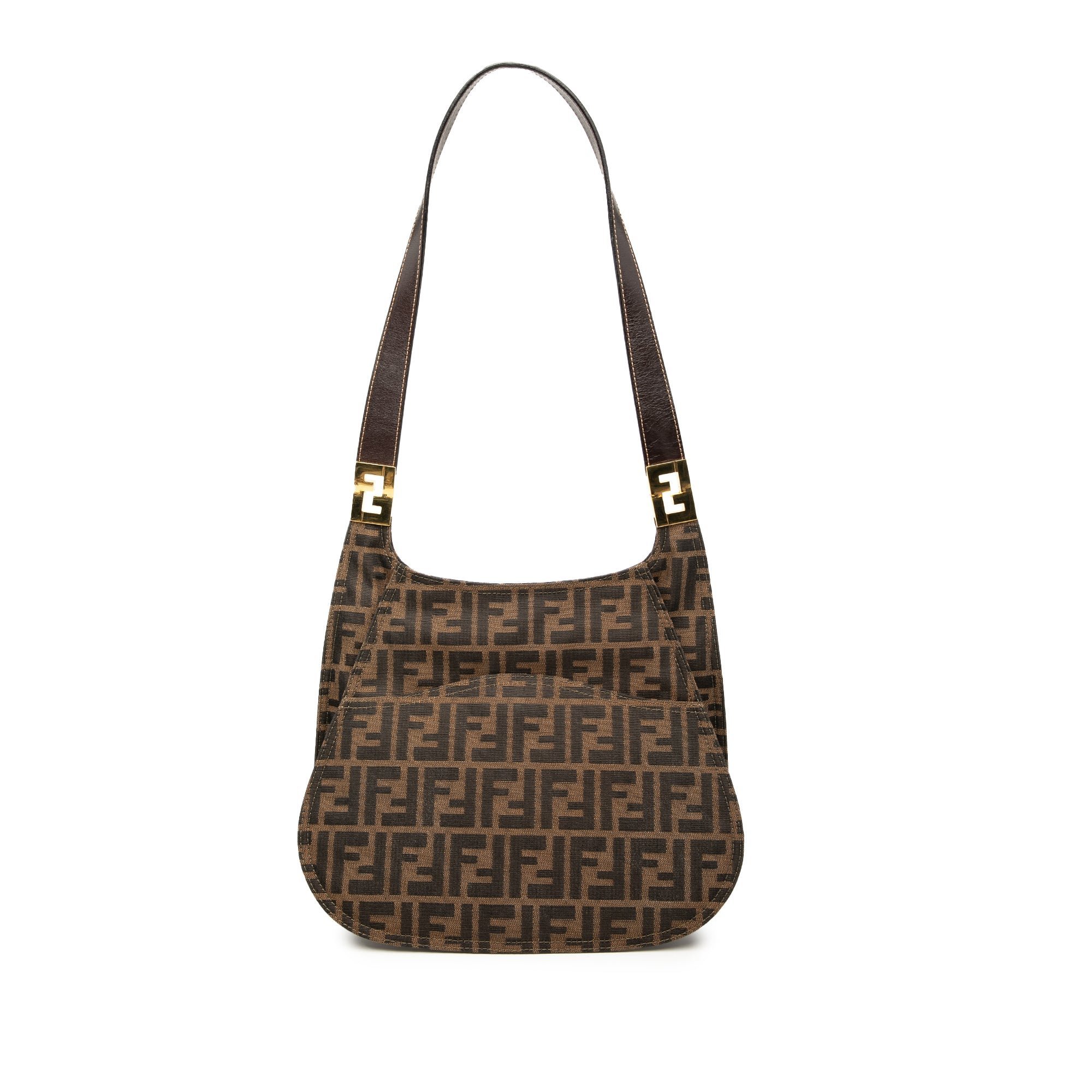 Pocket leather handbag