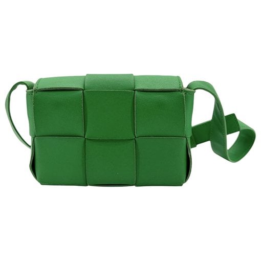 Cassette leather crossbody bag