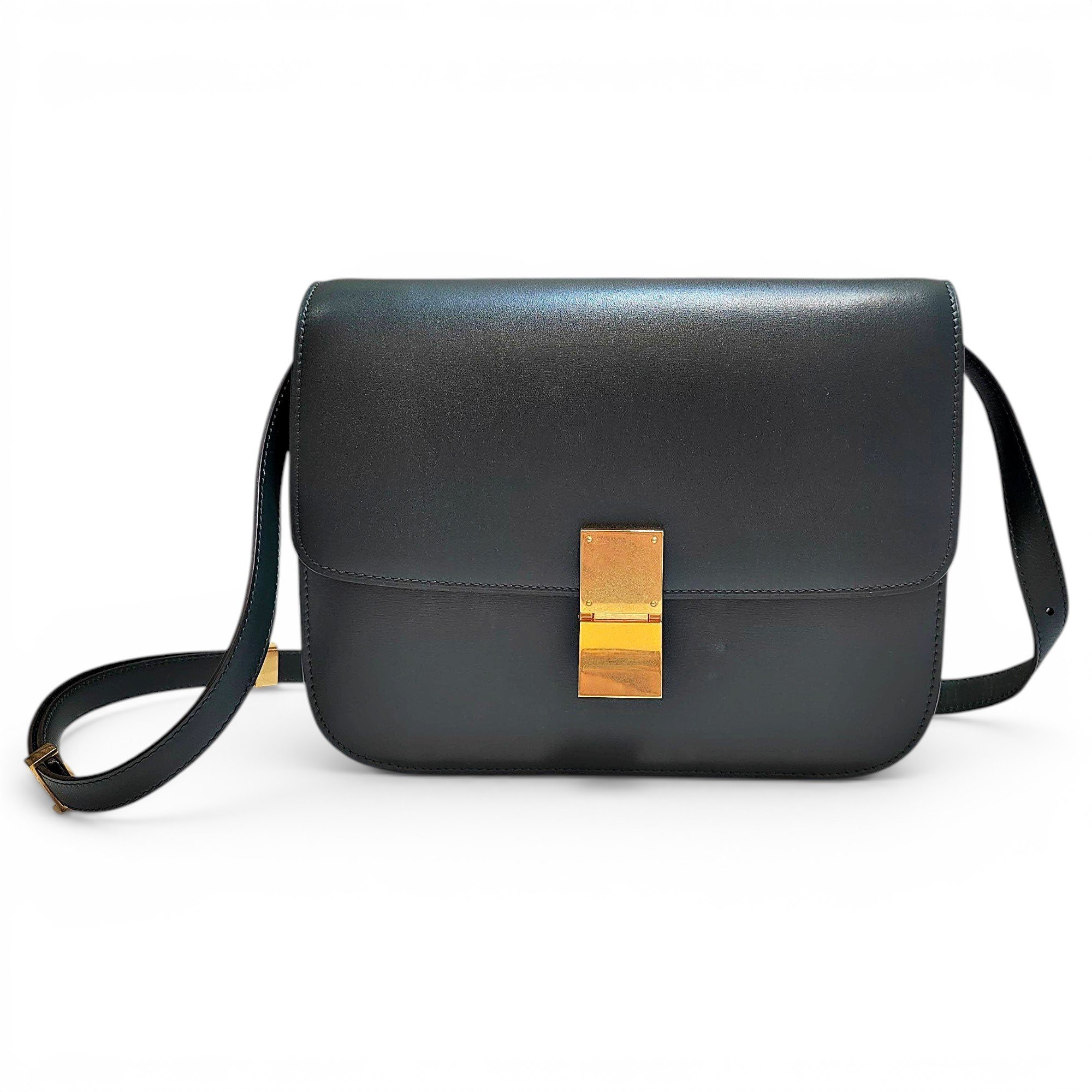 Classic leather handbag