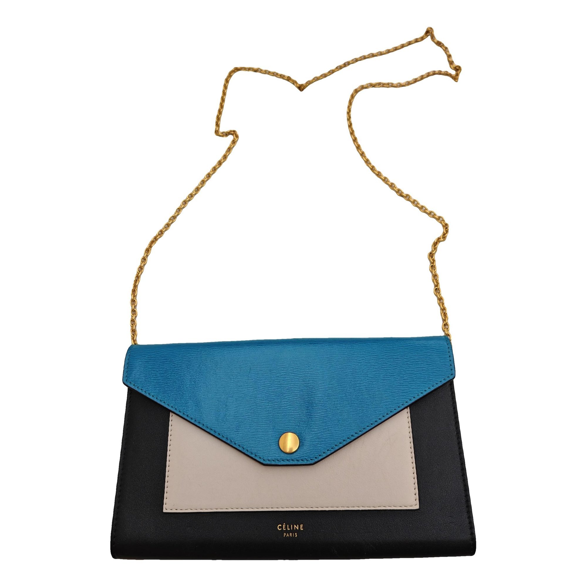 Pocket leather crossbody bag