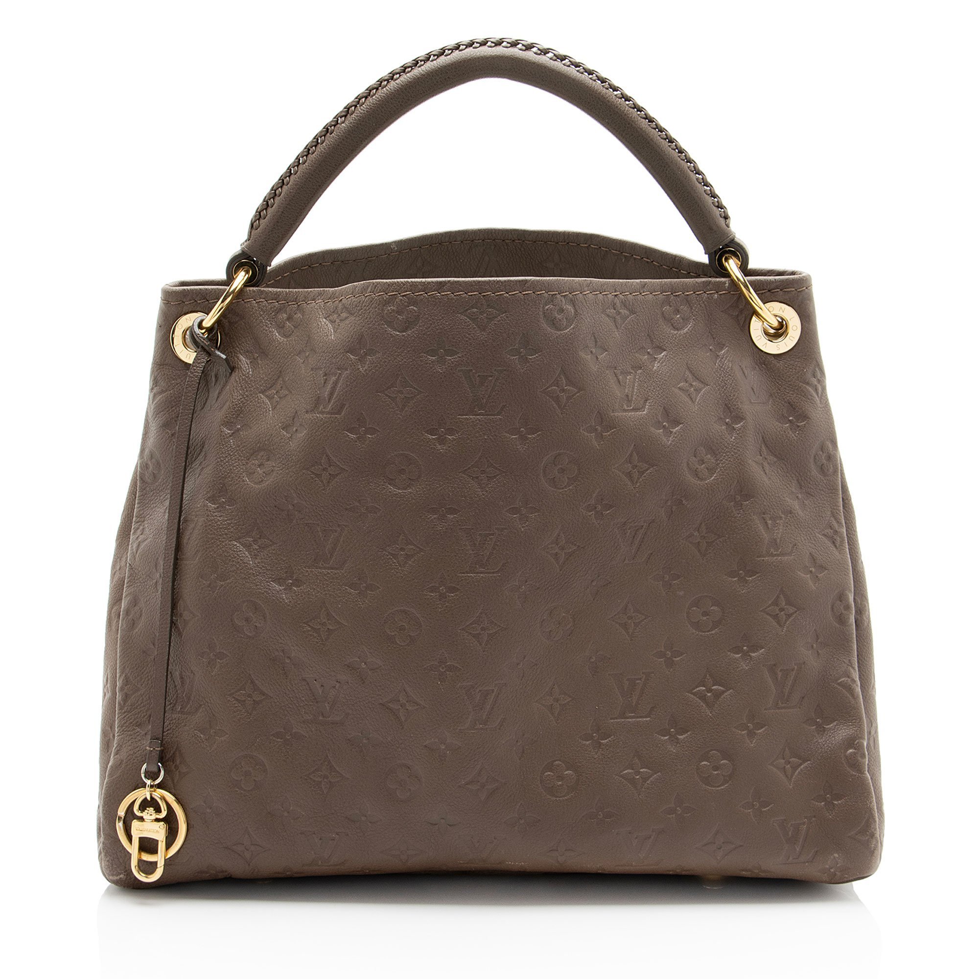 Artsy leather handbag