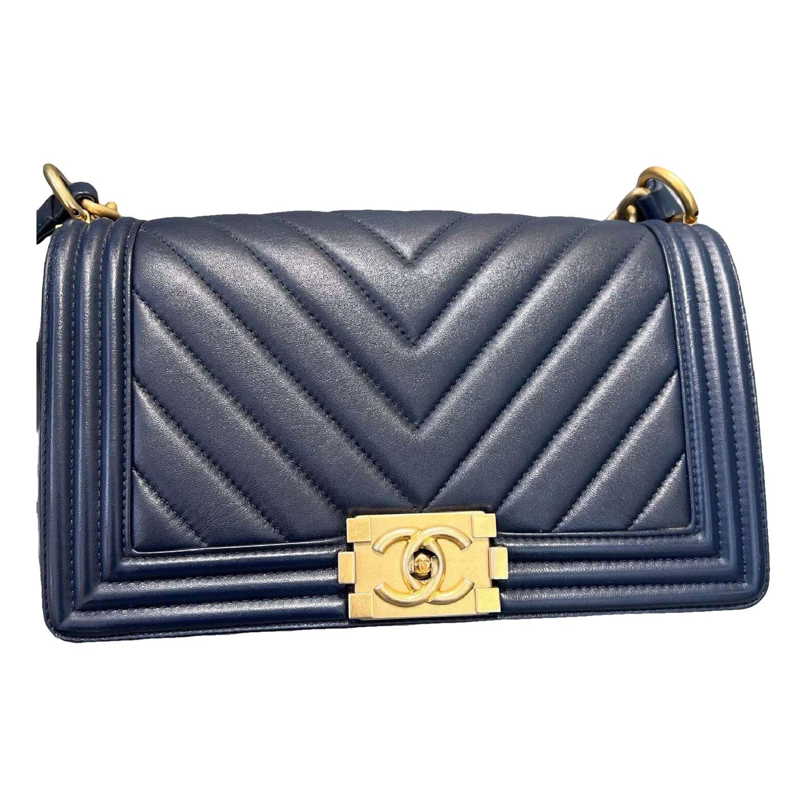 Boy leather crossbody bag