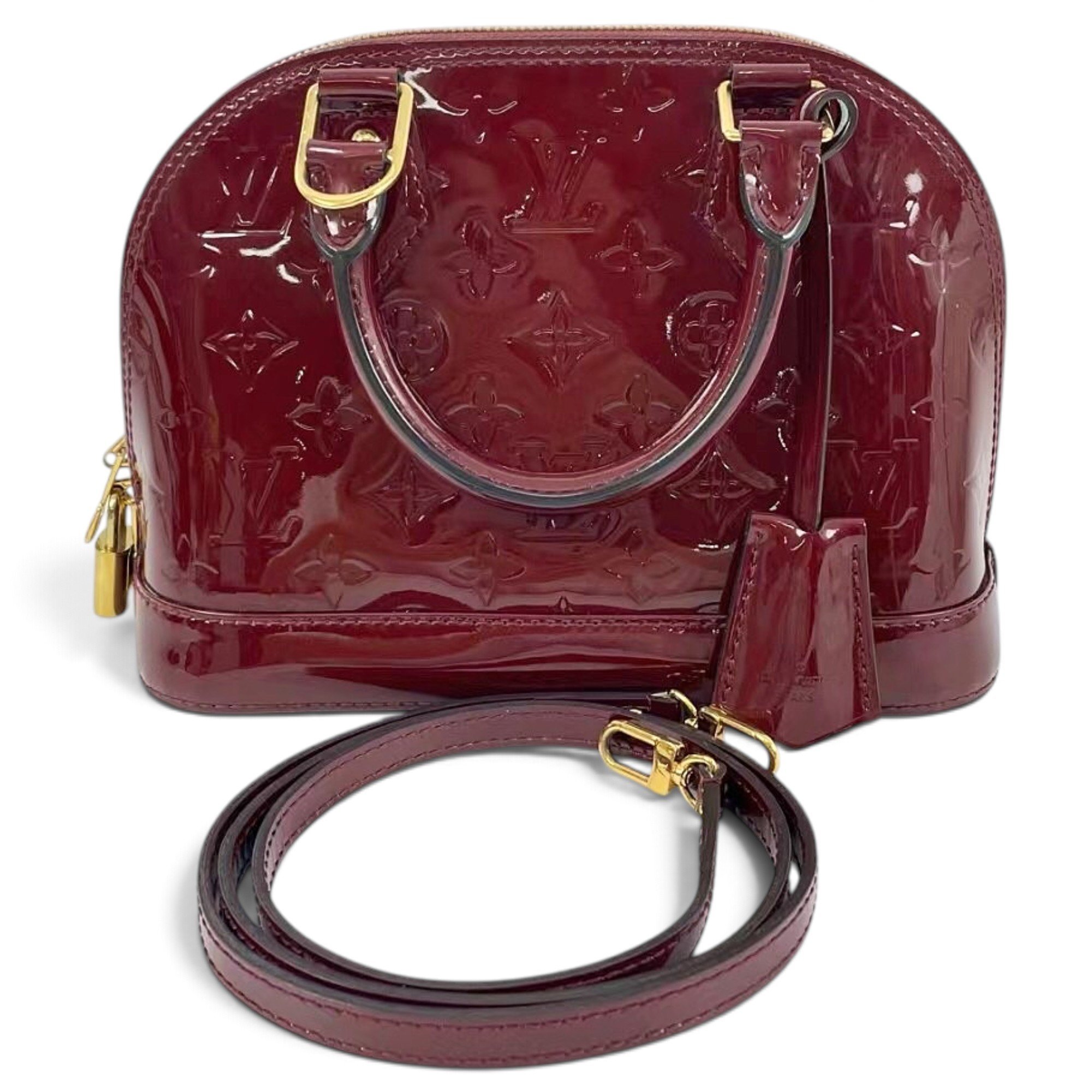 Alma BB patent leather handbag