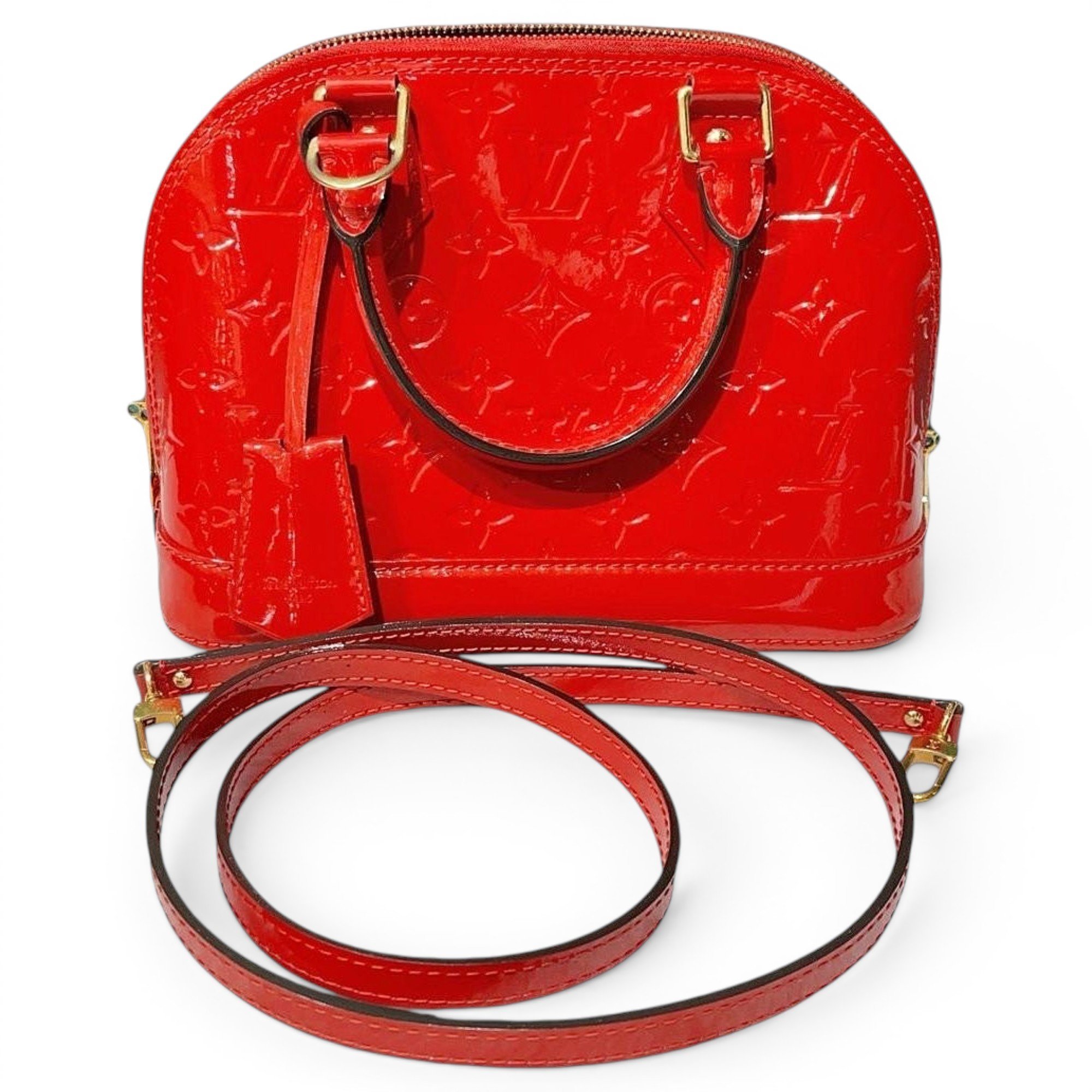 Alma BB patent leather handbag