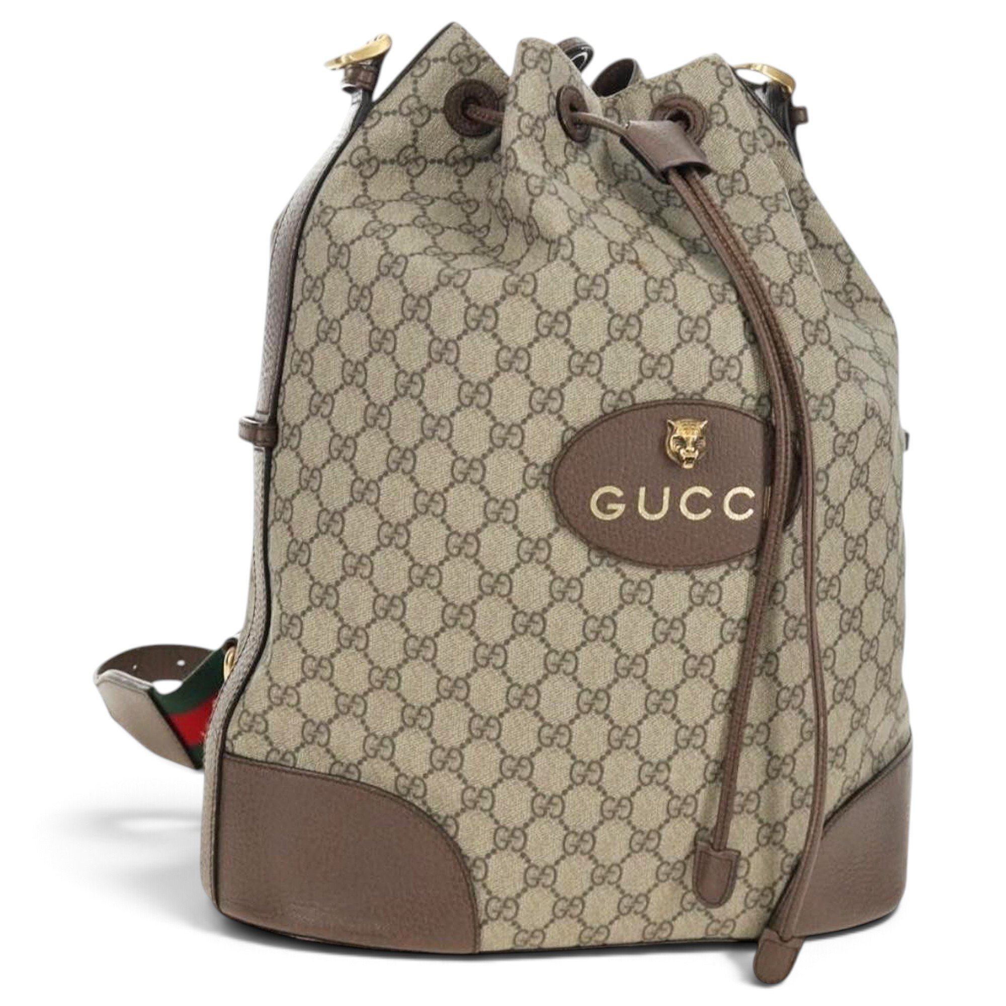 Leather backpack