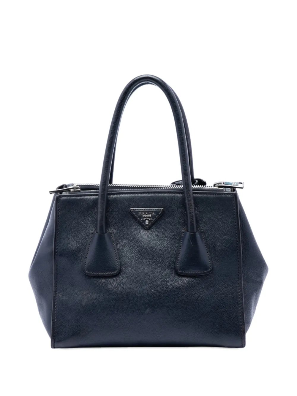 2013-2026 Glace Calf Twin Pocket Double Handle satchel