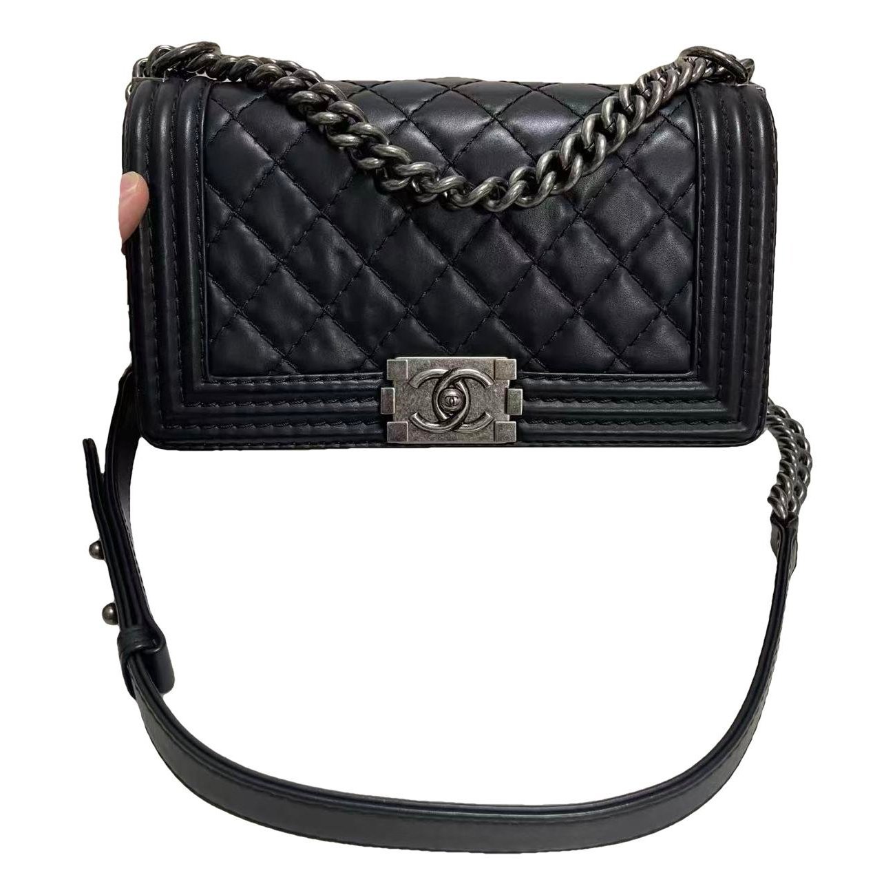 Boy leather handbag