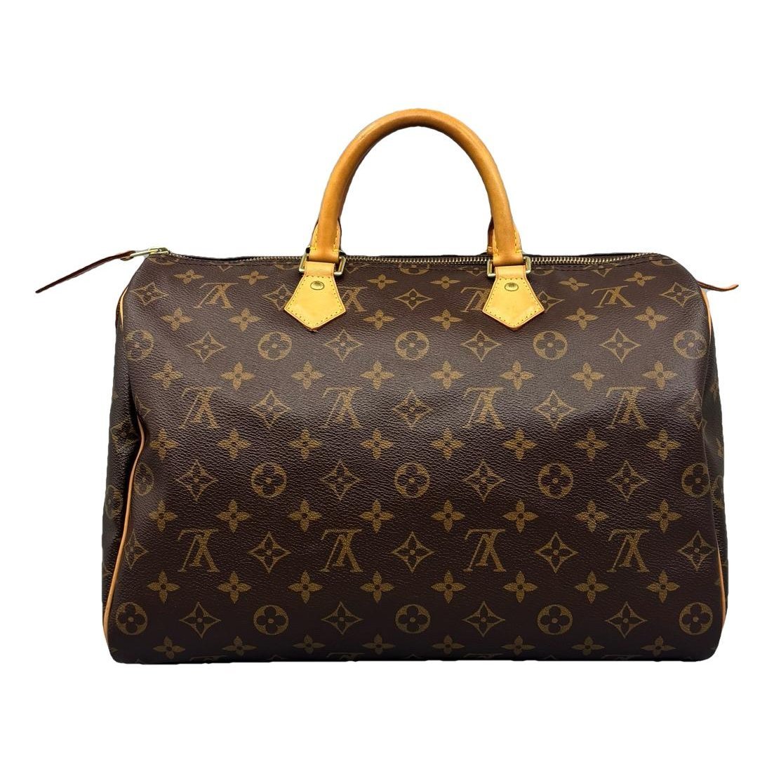 Speedy leather handbag