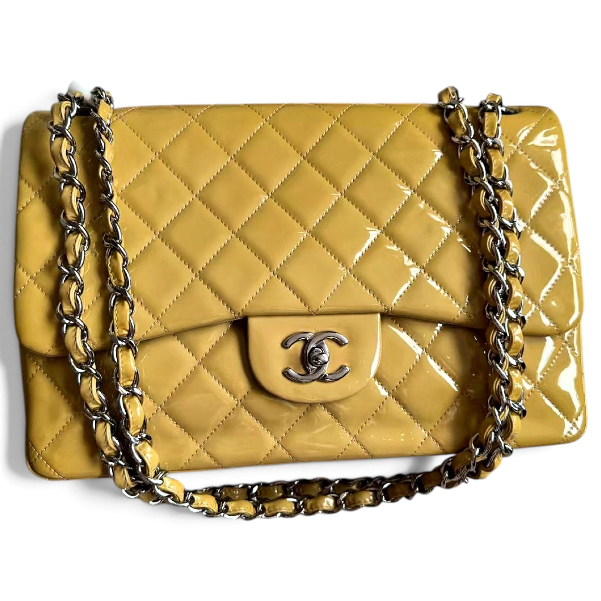 Timeless/Classique patent leather handbag