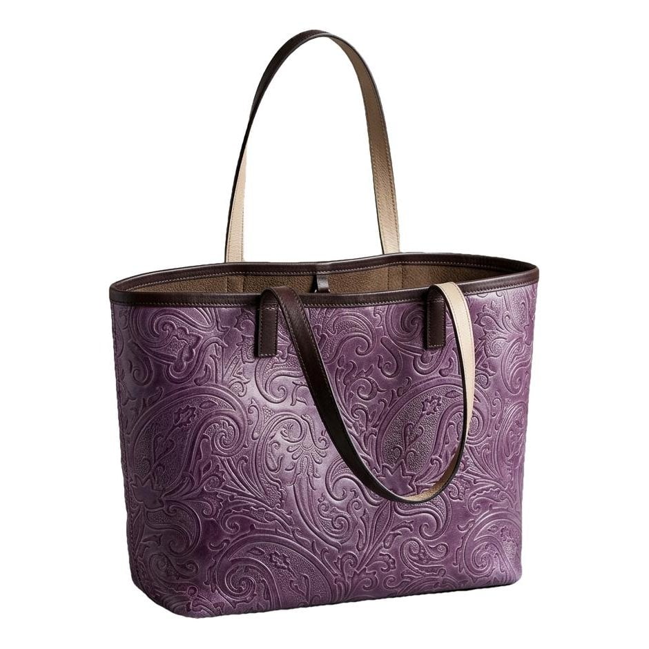 Leather tote