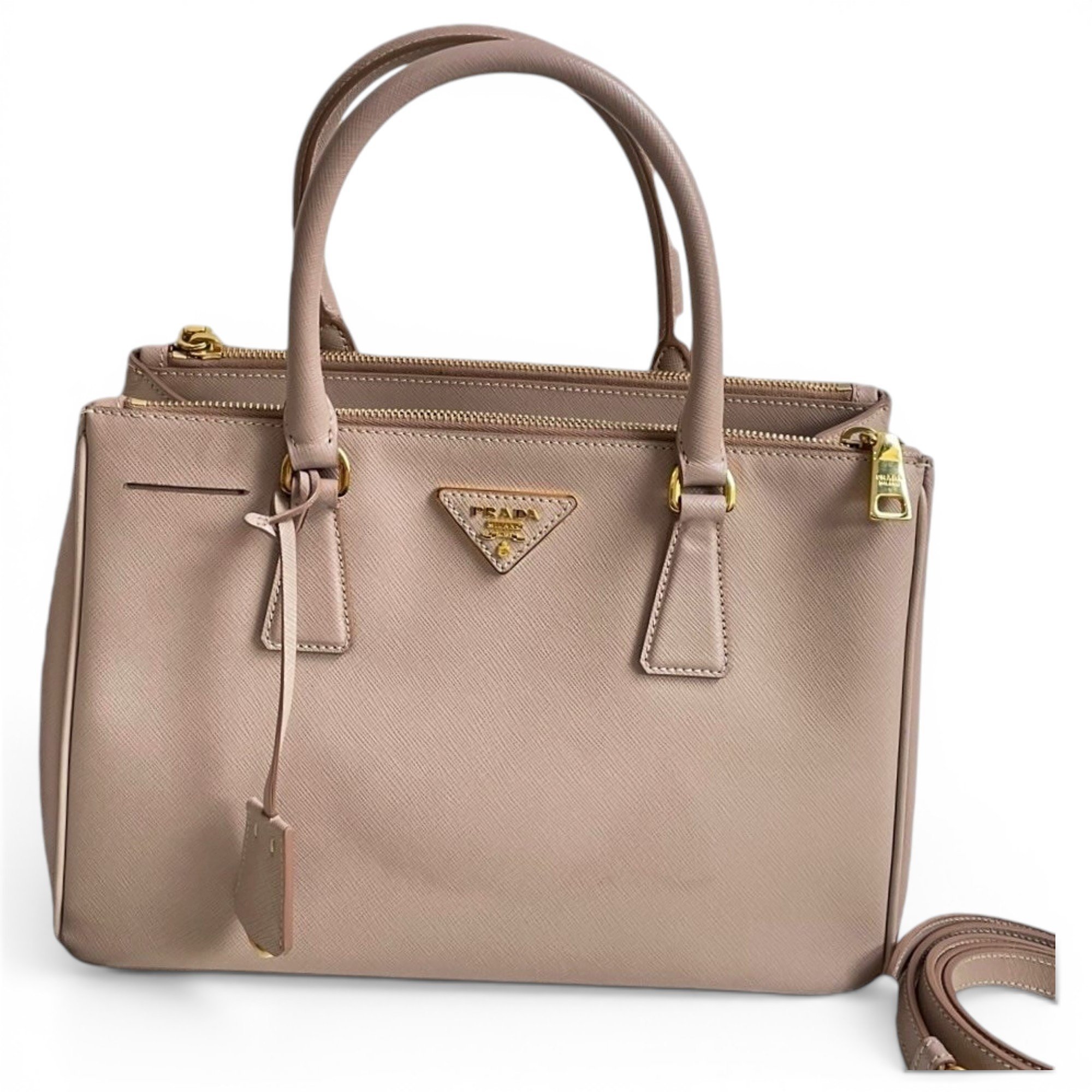 Galleria leather handbag