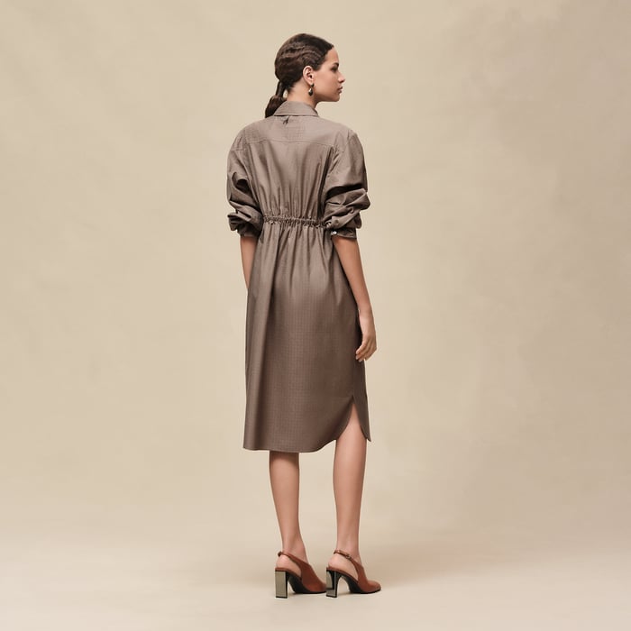 "Mosaique" Shirt Dress