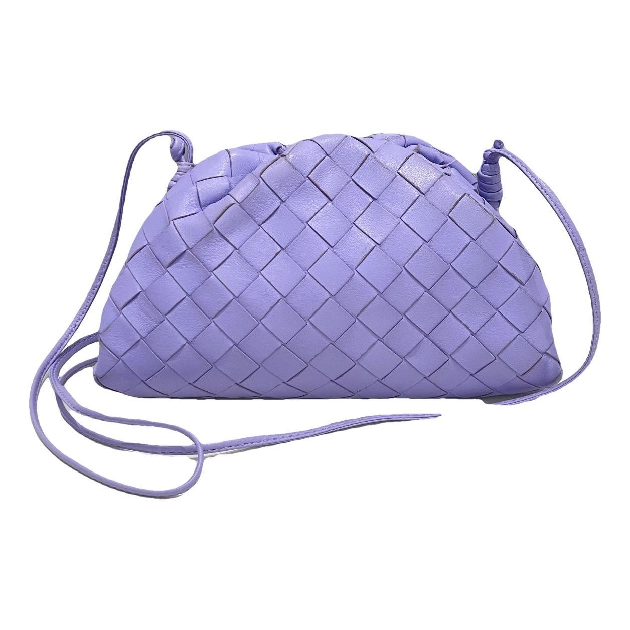 Pouch leather crossbody bag