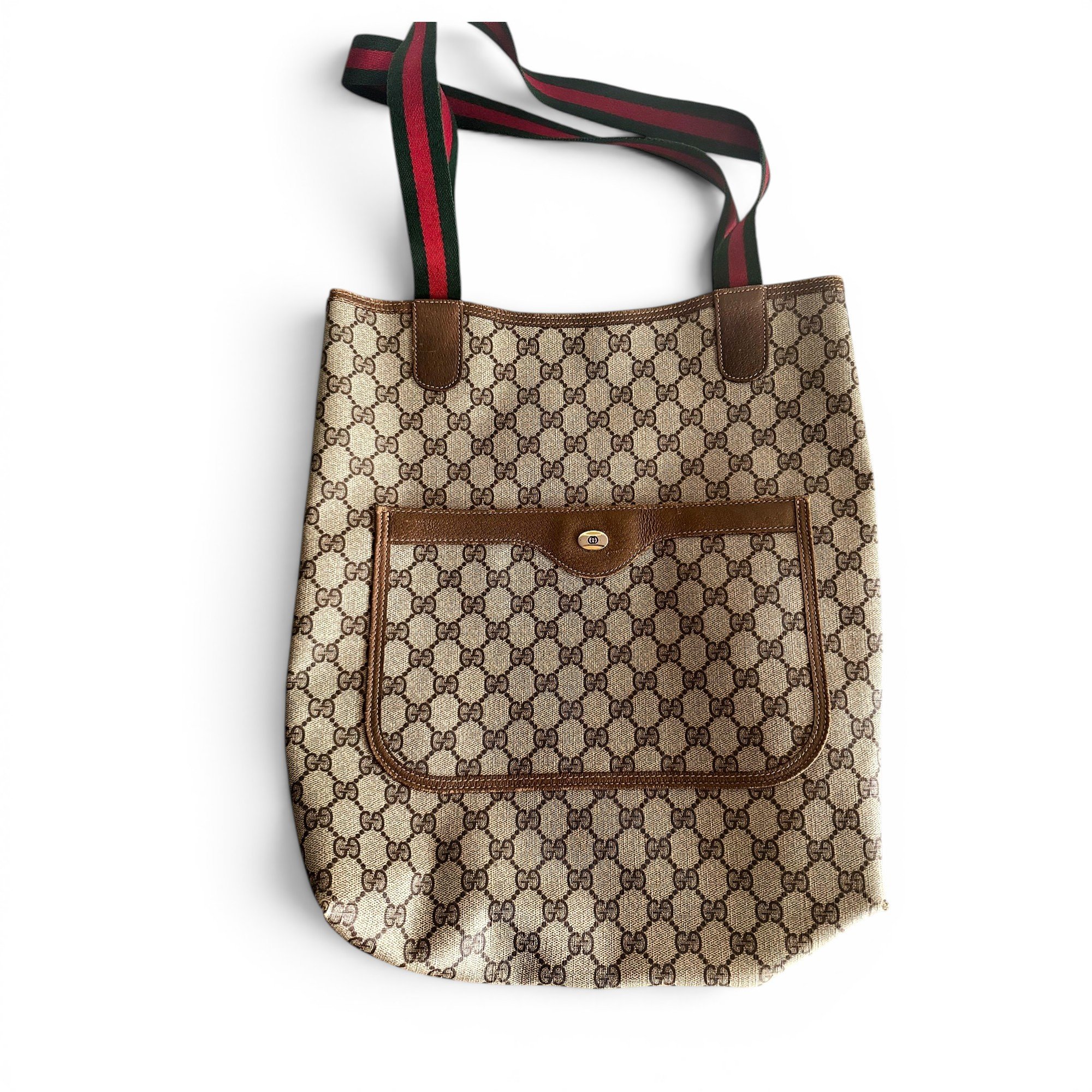 Leather tote