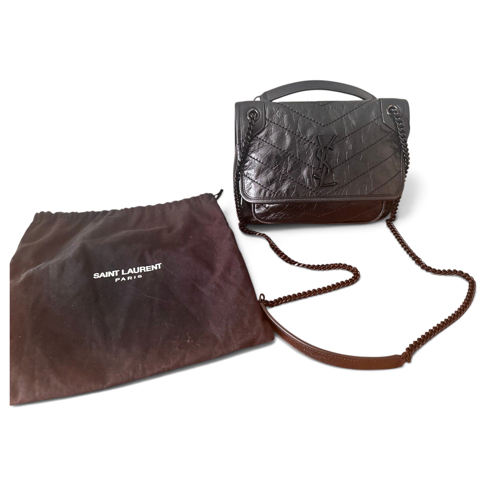 Niki leather crossbody bag