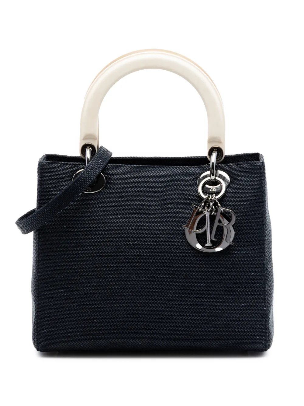 1999 Medium Nylon Lady Dior satchel