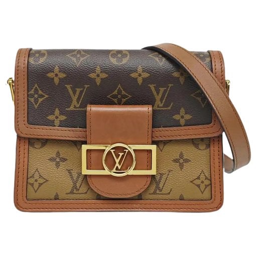 Dauphine leather mini bag