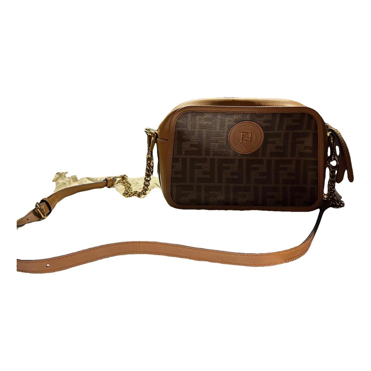 Camera case leather crossbody bag