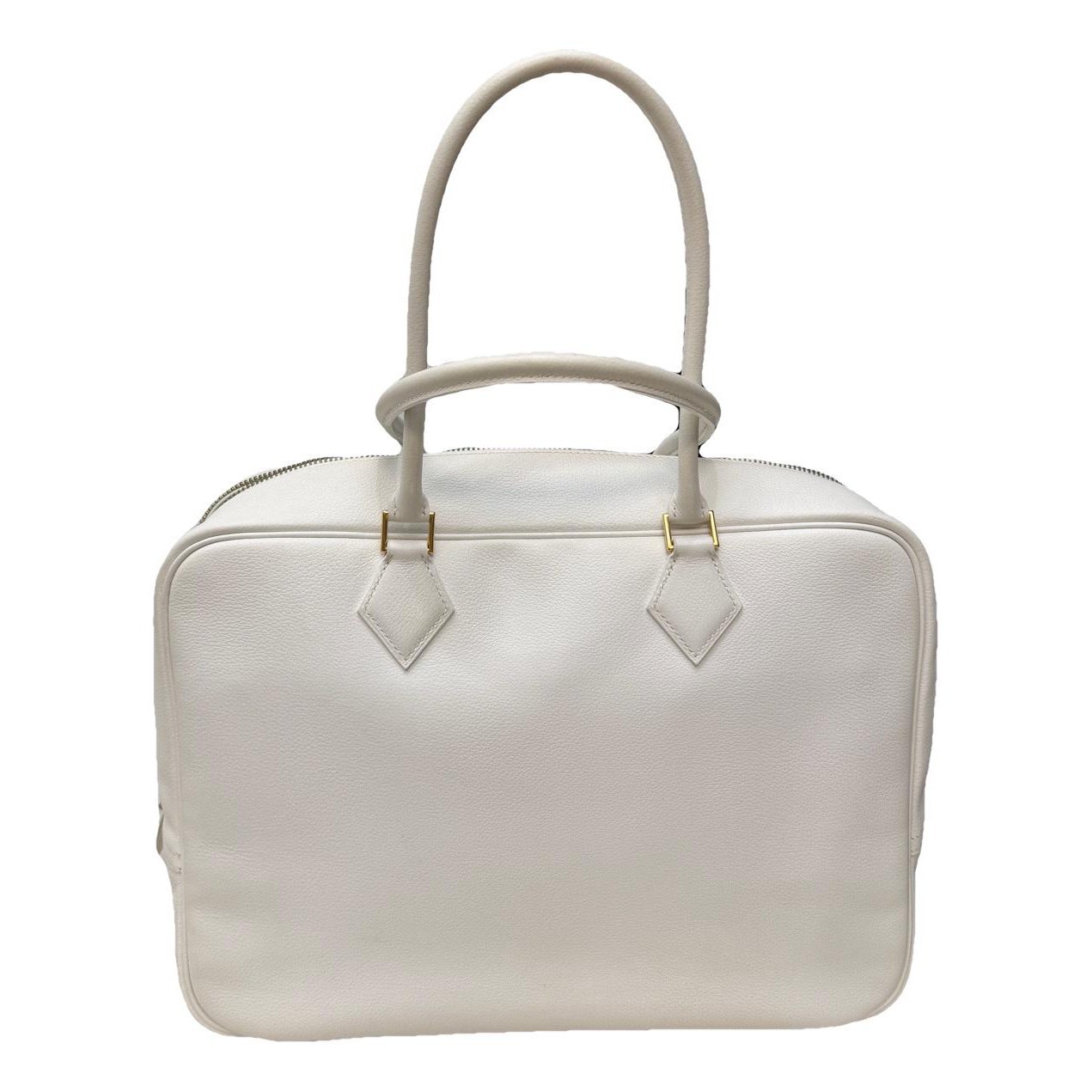 Plume leather handbag