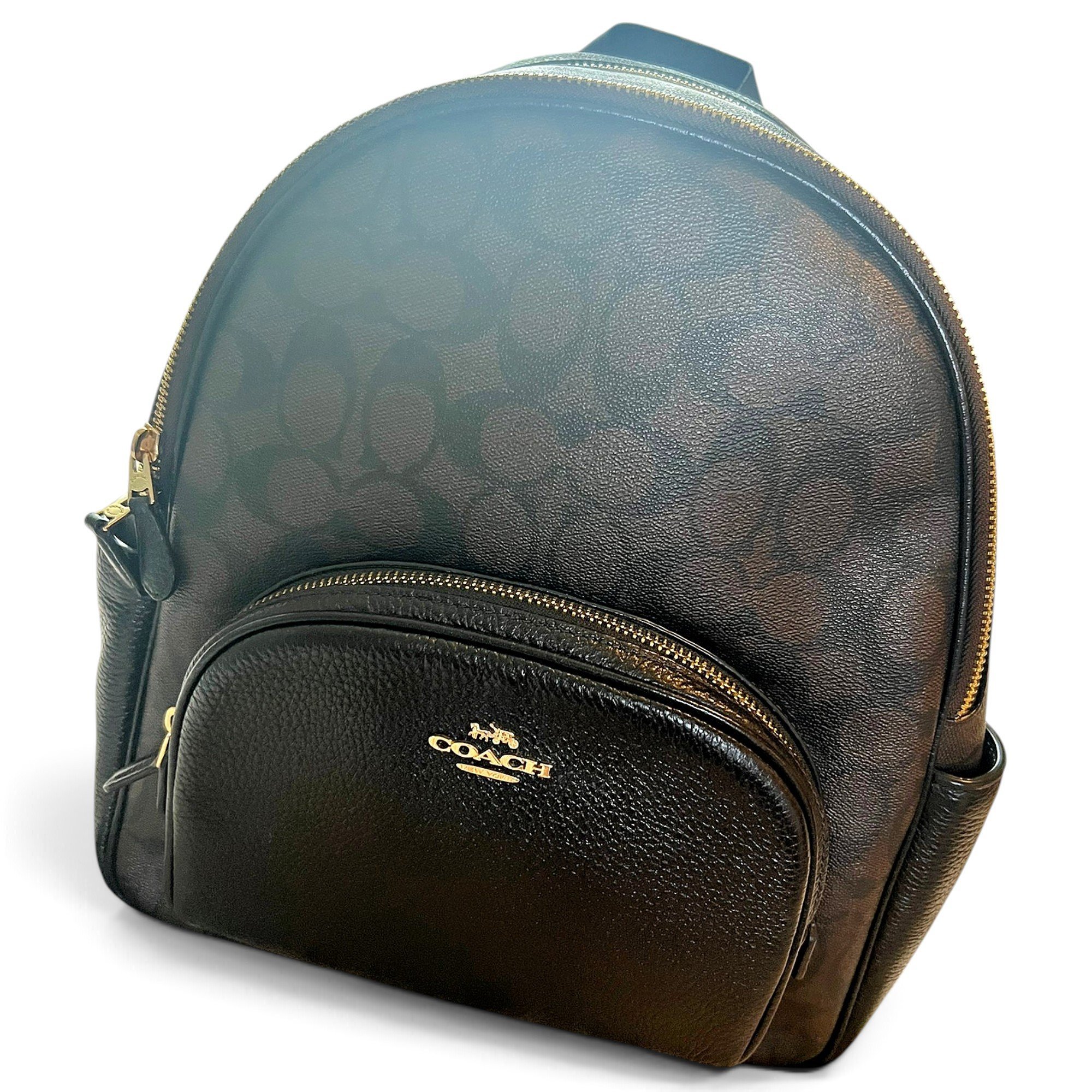 Campus leather backpack