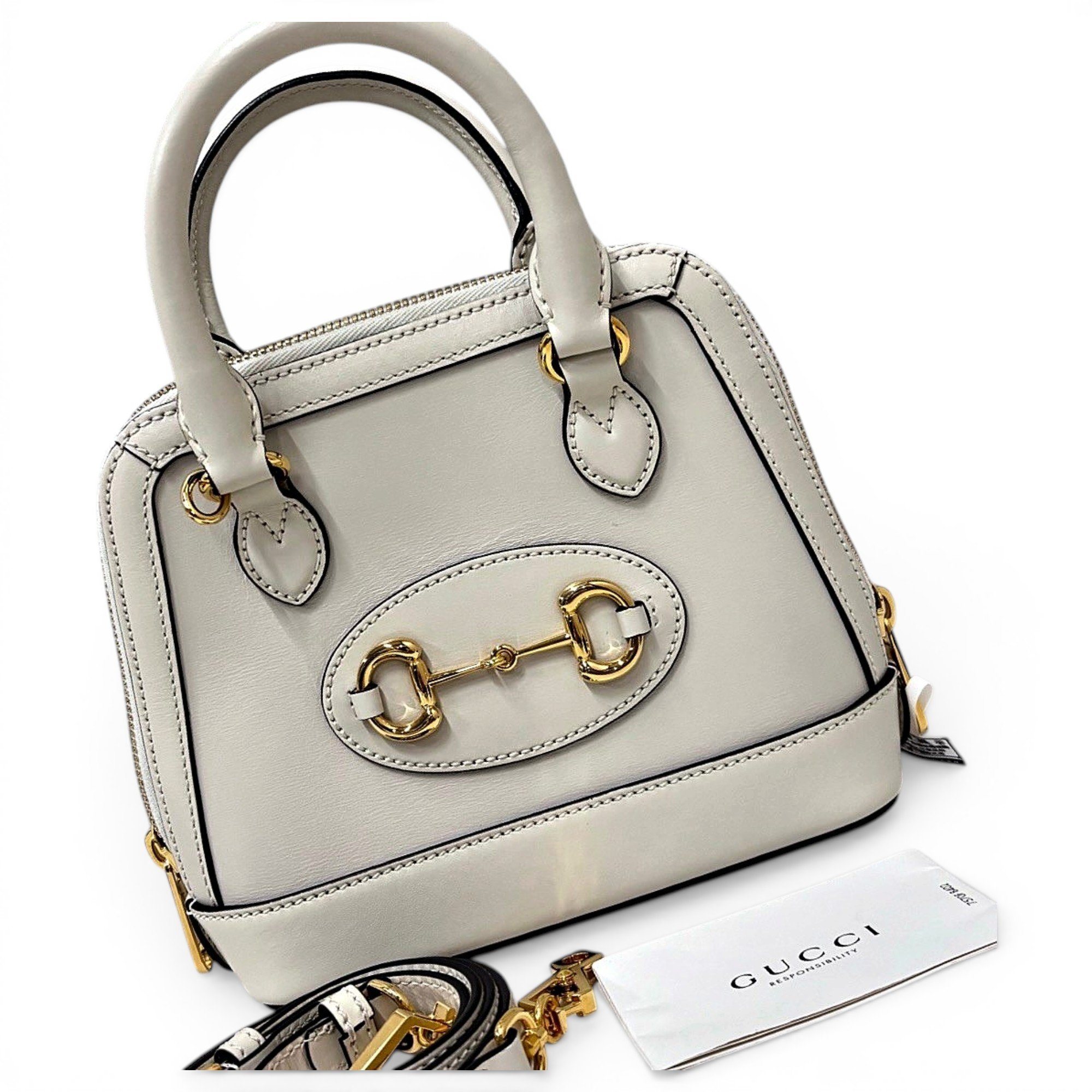 Handle Horsebit 1955 leather handbag