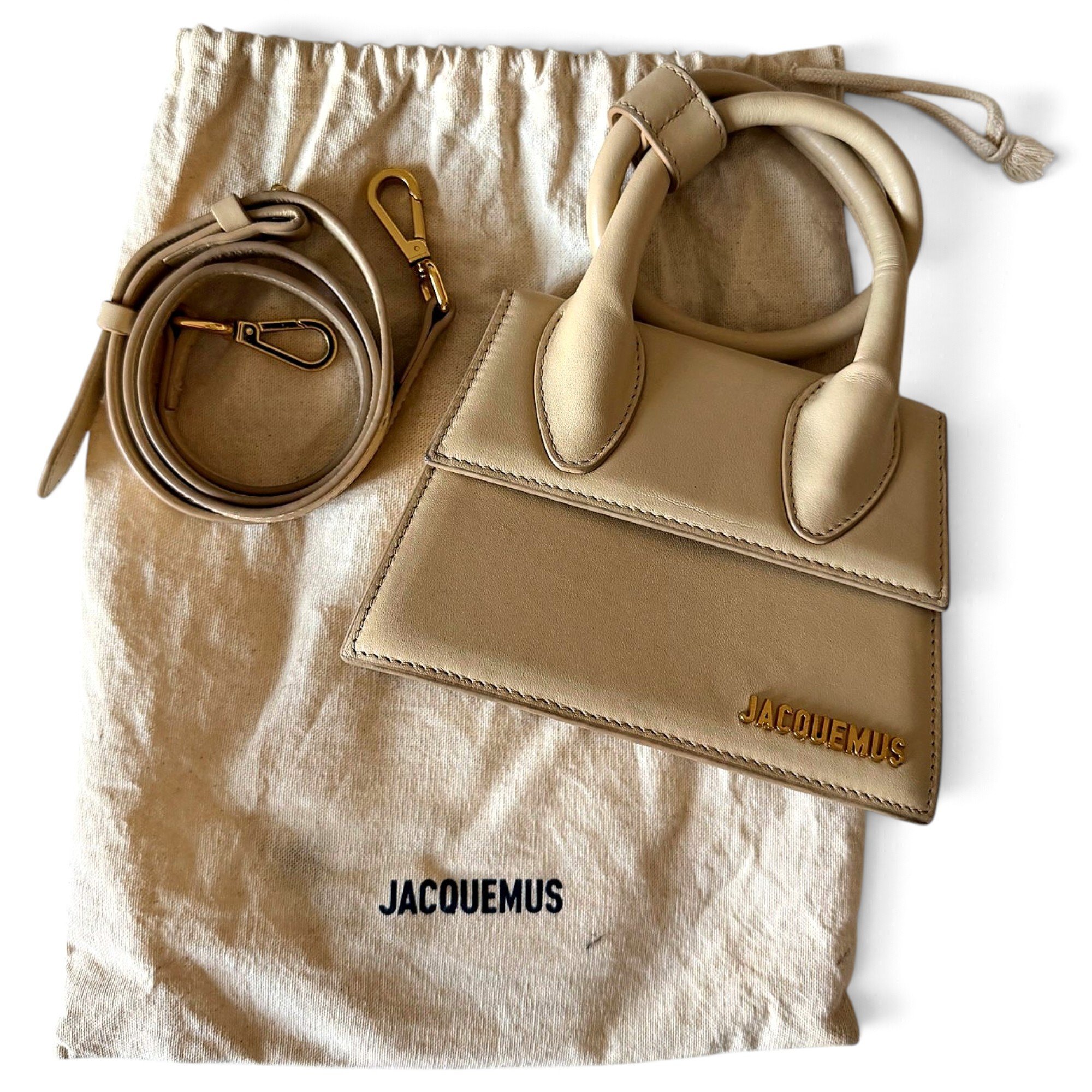 Le Chiquito Noeud leather mini bag
