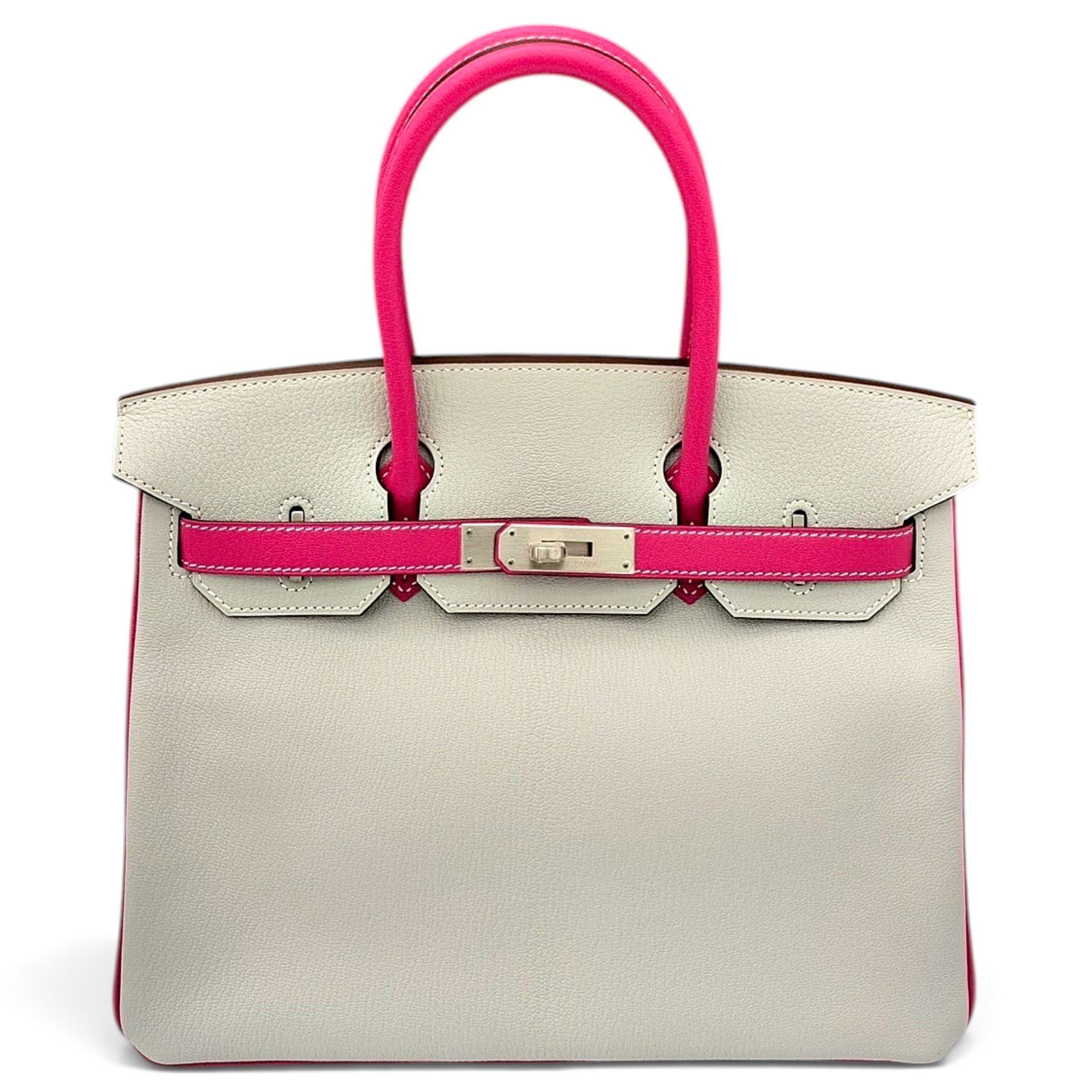 Hermes Birkin 35 Handbag Gris Perle