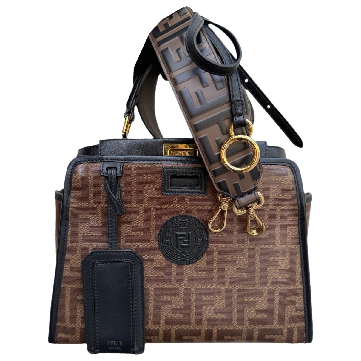Peekaboo leather bag
