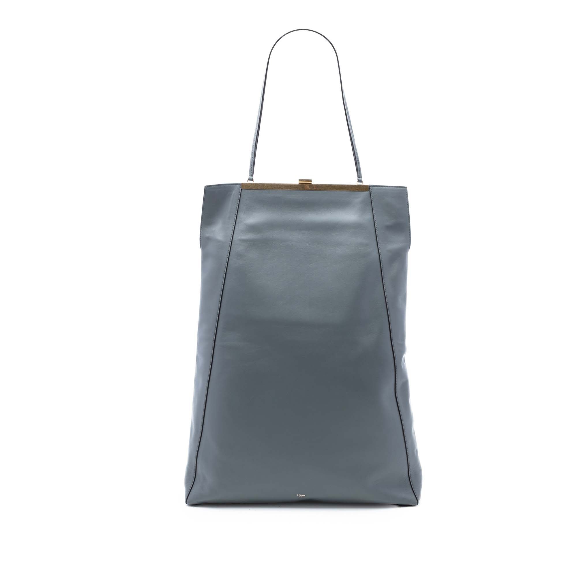 Leather tote