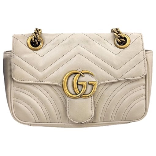GG Marmont Flap leather handbag