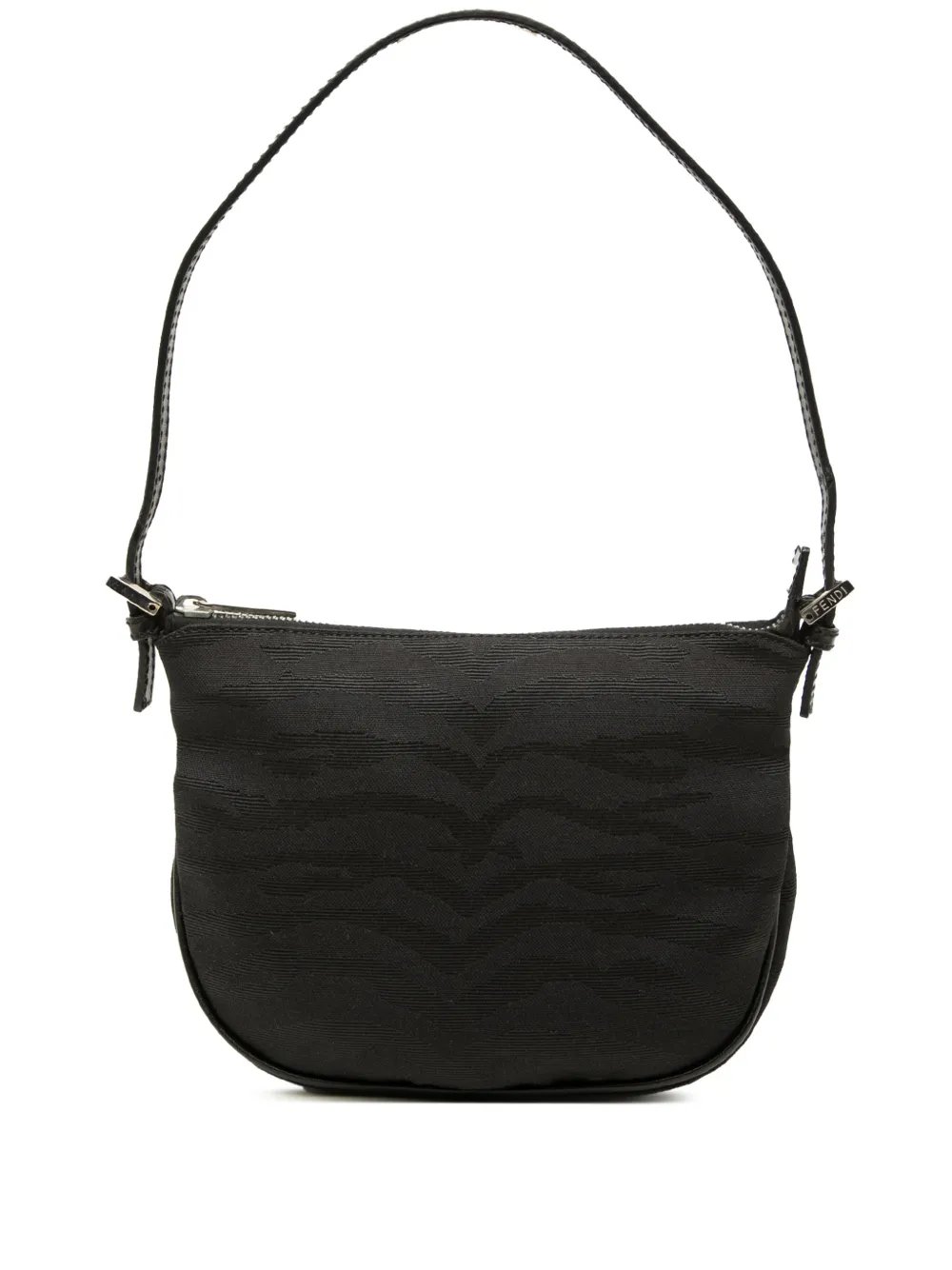 2000-2010 Zebra Print Canvas Hobo shoulder bag