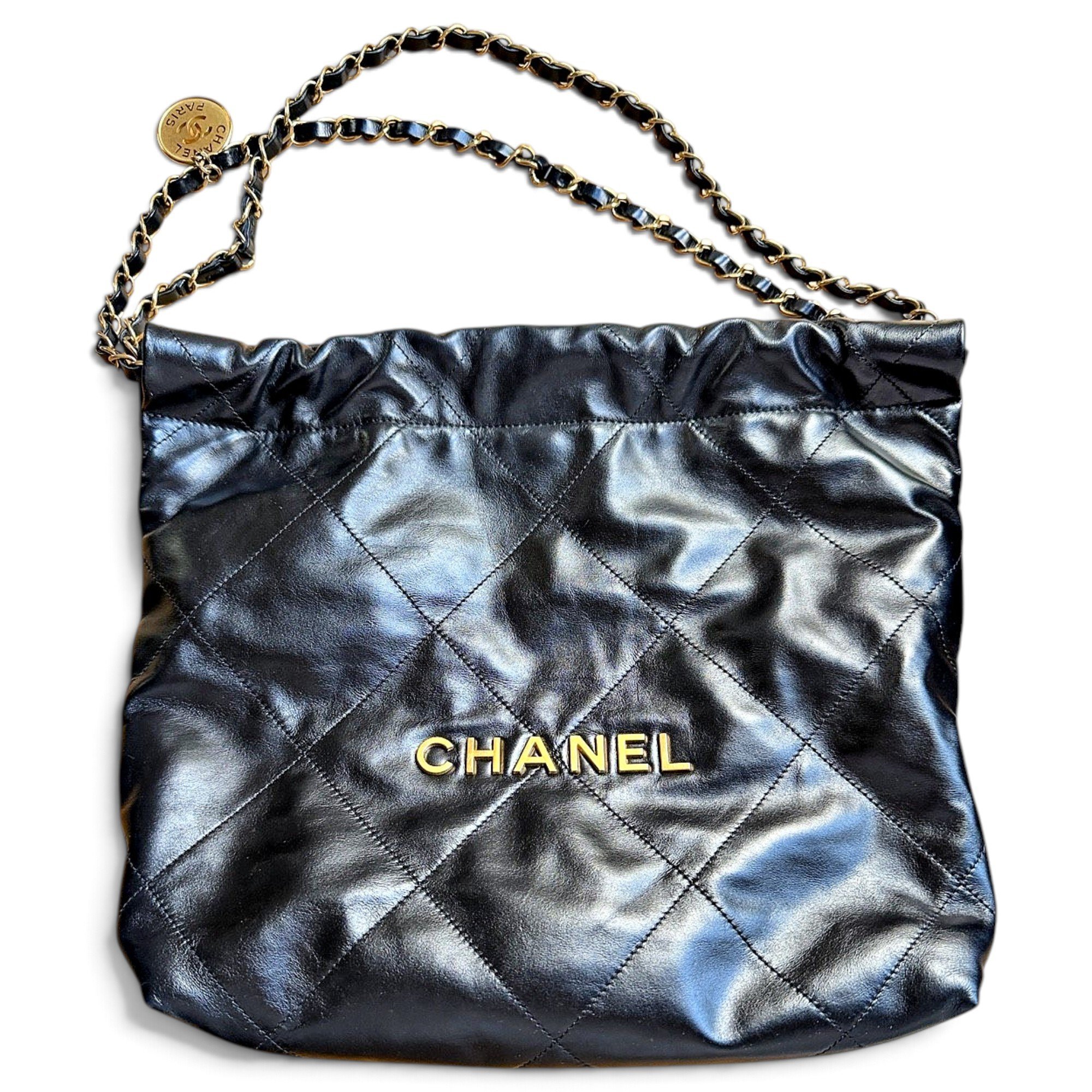 Chanel 22 leather handbag