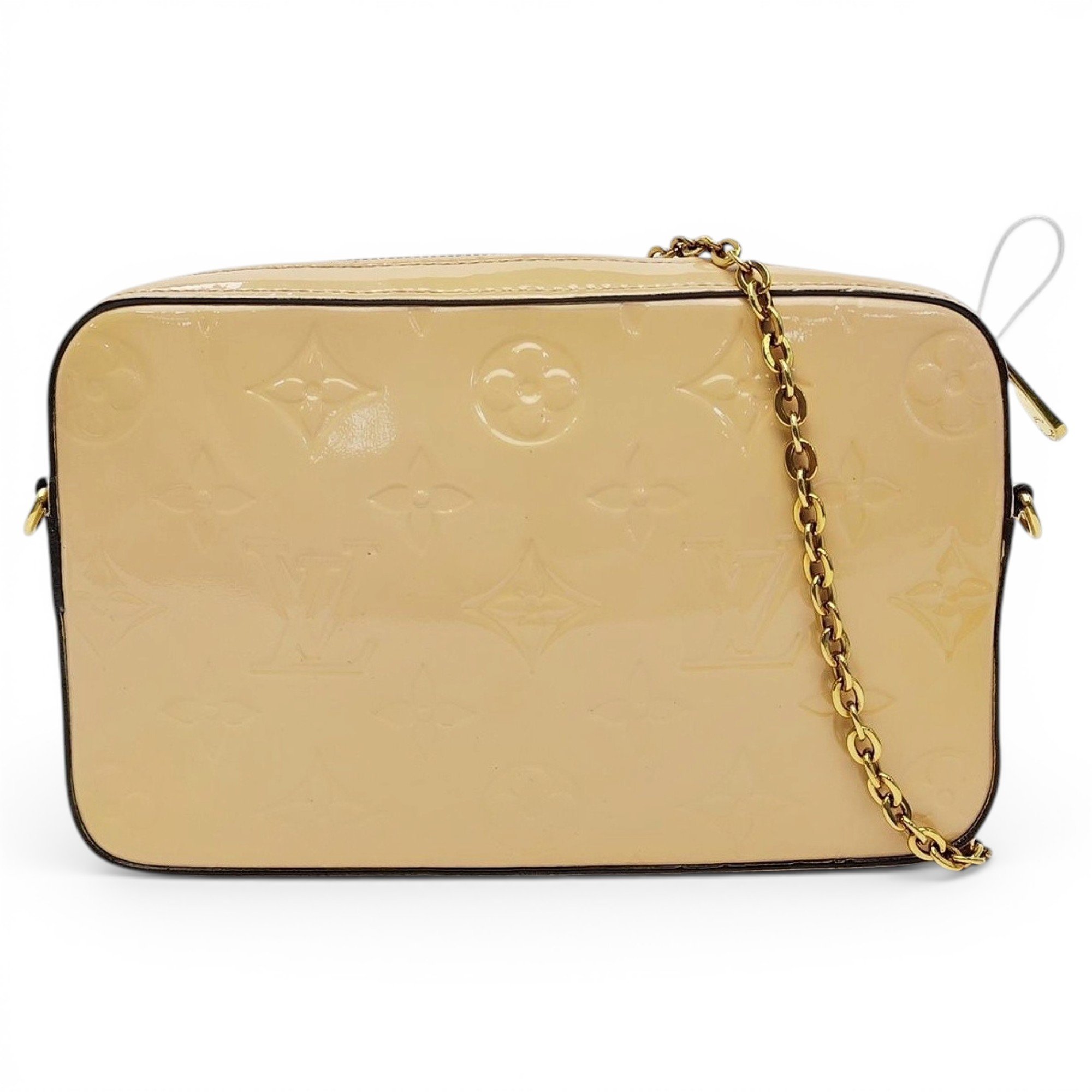 Patent leather handbag