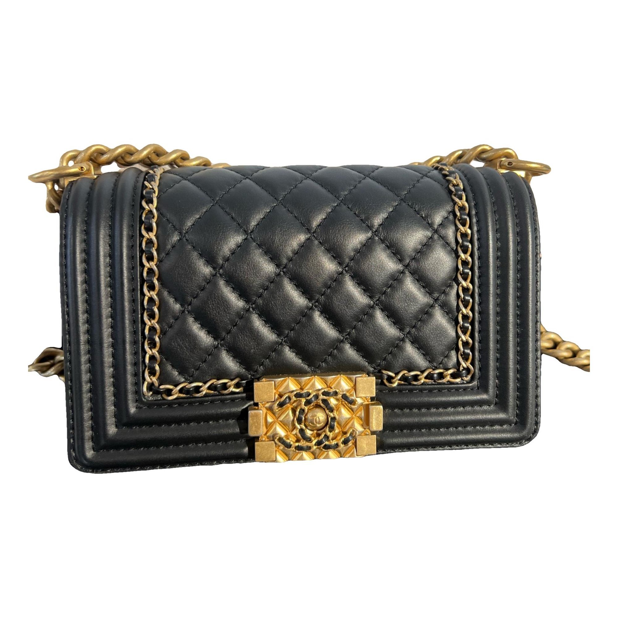 Boy leather crossbody bag