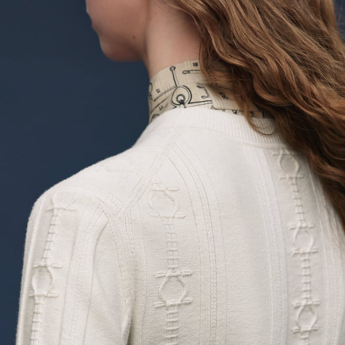 Blanc Naturel Long-sleeve Sweater