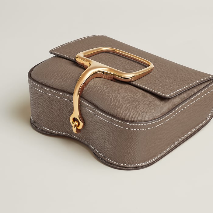 Étoupe Hermès Della Cavalleria Mini Bag II
