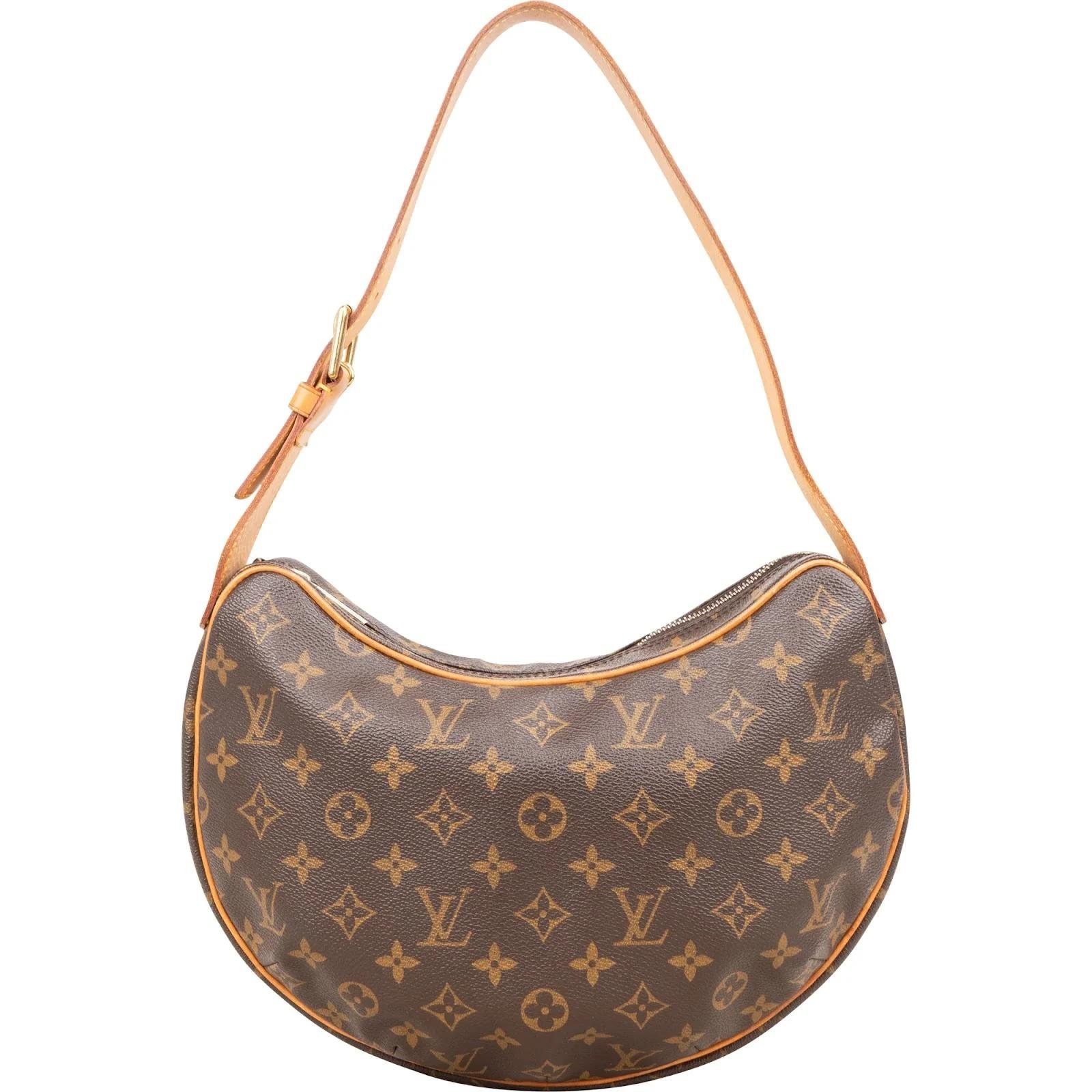 Croissant leather handbag