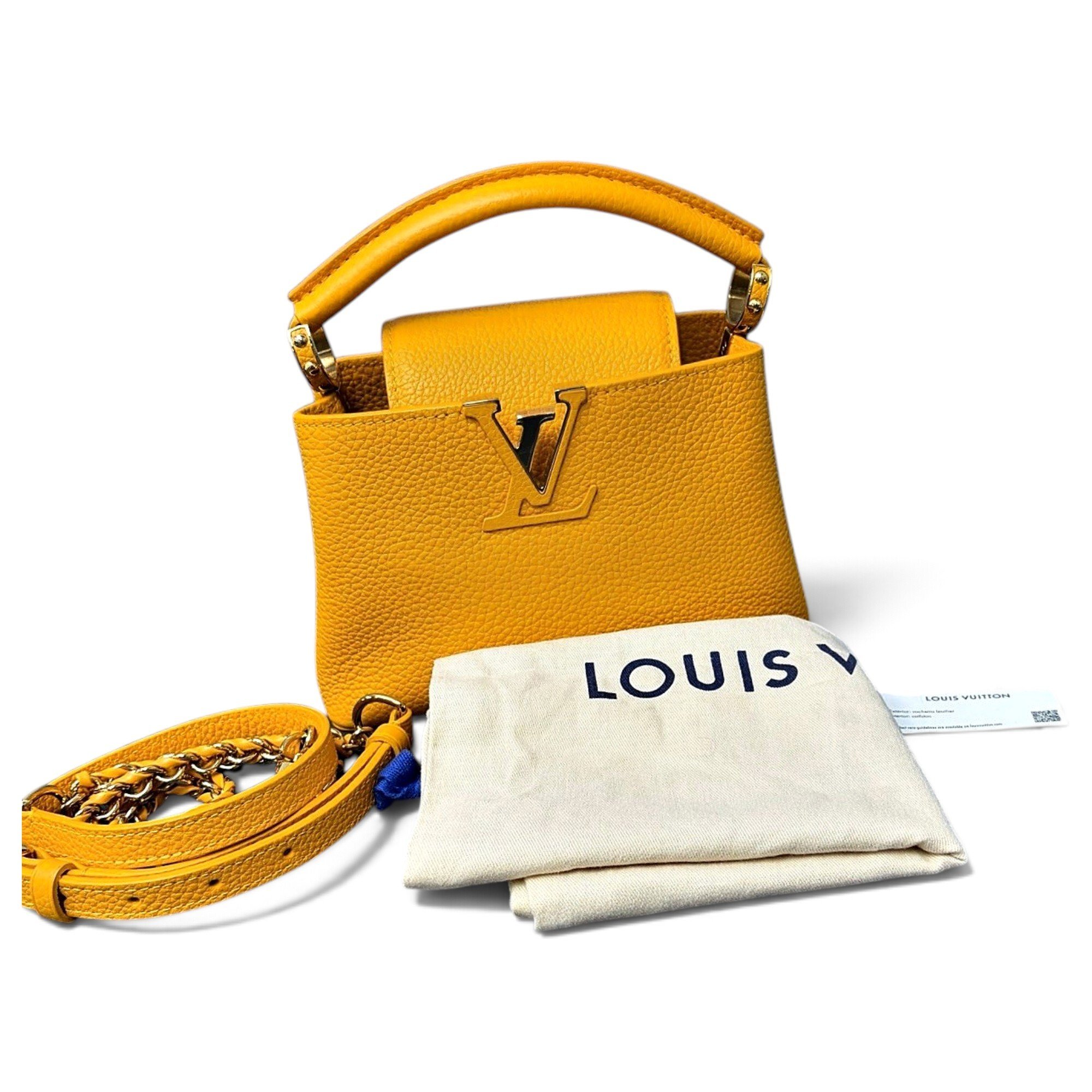 Capucines leather handbag