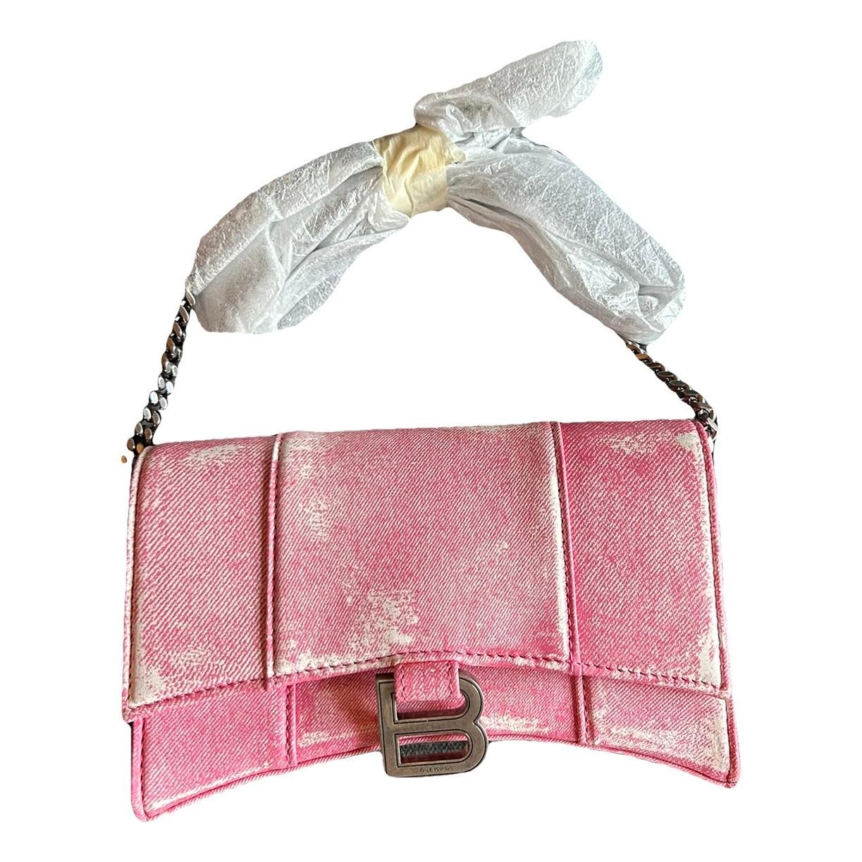 Leather clutch bag