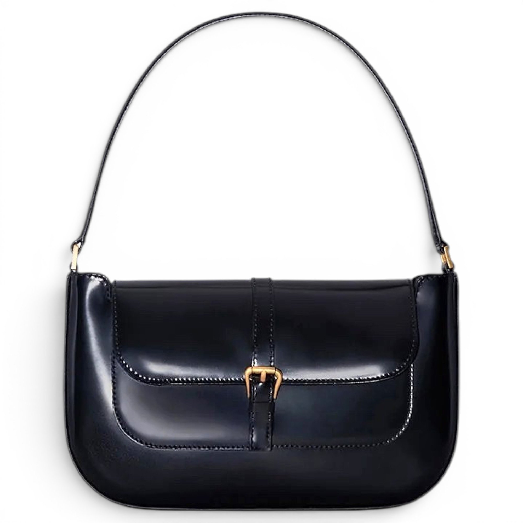 By Far Miranda patent leather handbag