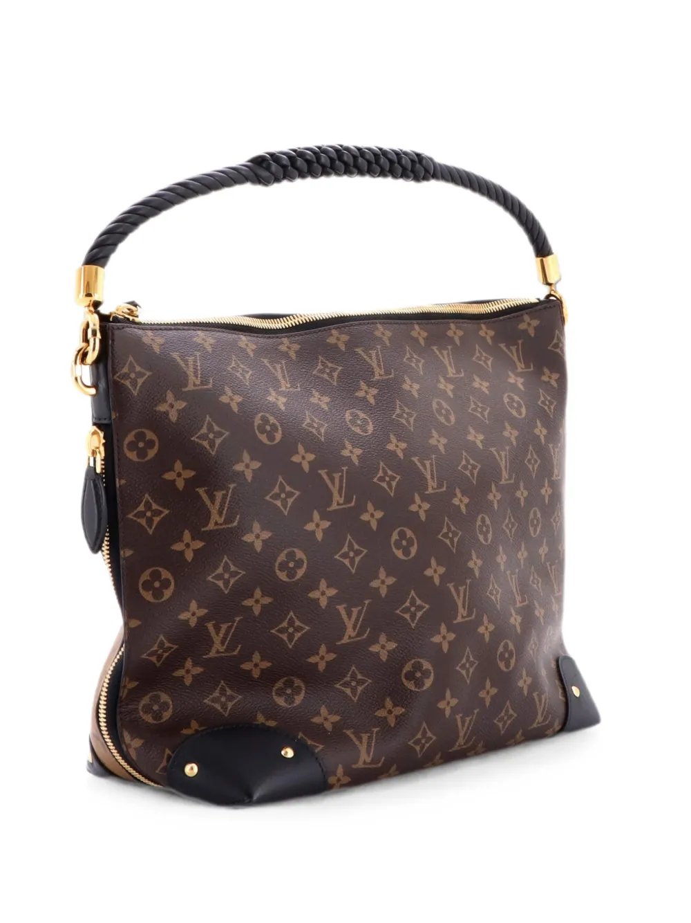 Louis Vuitton Triangle Softy Bag Reverse Monogram Canvas hobo bag