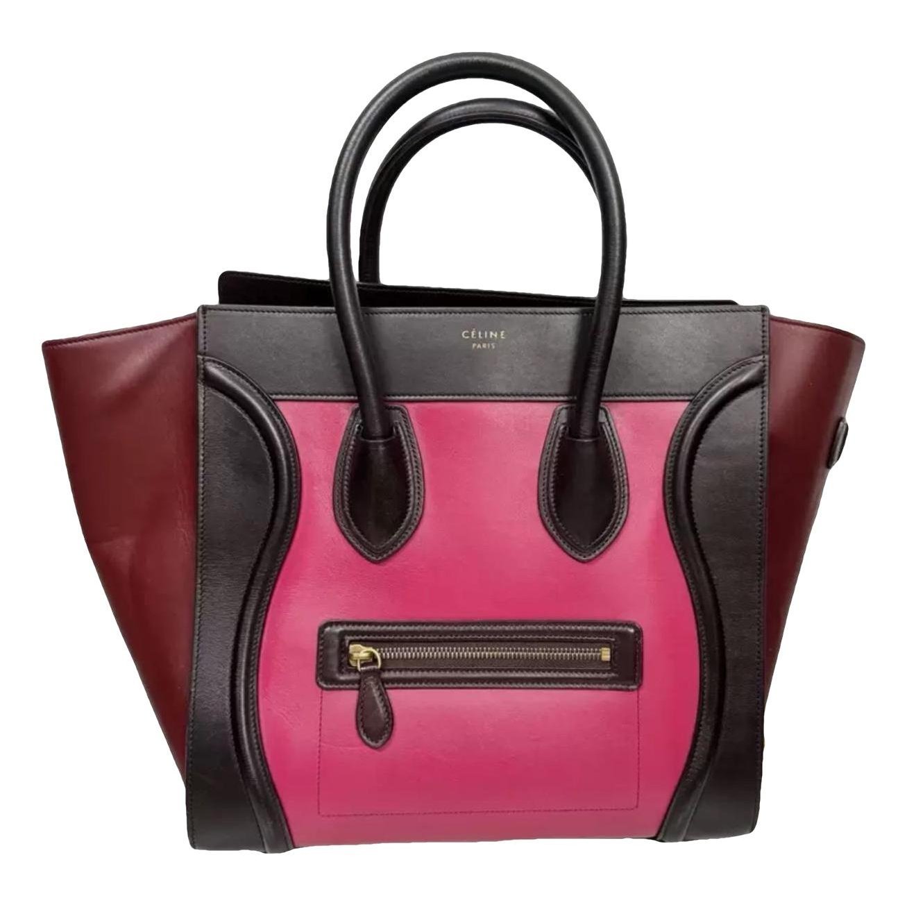 Luggage leather handbag