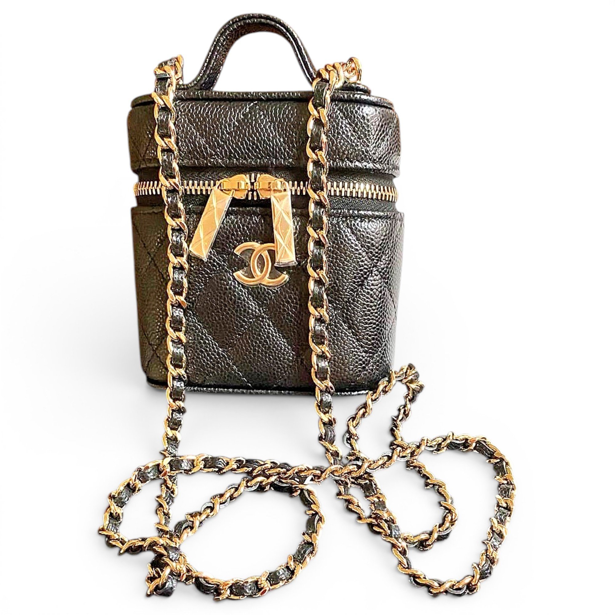 Vanity leather mini bag