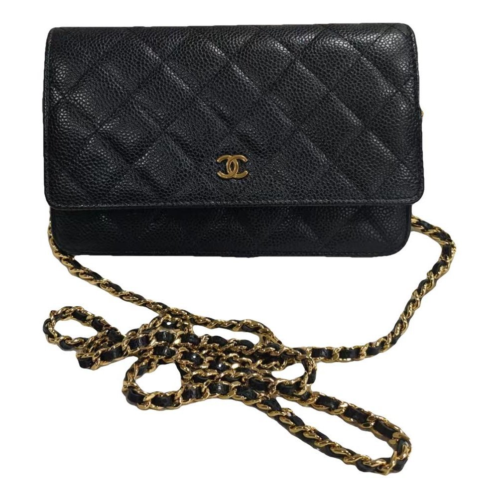 Wallet On Chain Timeless/Classique leather handbag